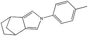 4,5,6,7-Tetrahydro-2-(p-tolyl)-4,7-methano-2H-isoindole,,结构式