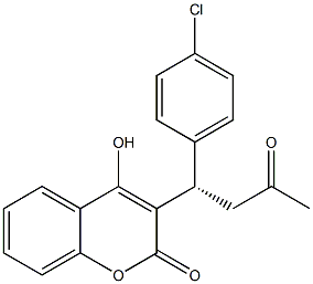 3-[(S)-1-(4-Chlorophenyl)-3-oxobutyl]-4-hydroxy-2H-1-benzopyran-2-one|