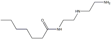 N-[2-[(2-アミノエチル)アミノ]エチル]ヘプタンアミド 化学構造式