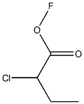 Hypofluorous acid 2-chlorobutyryl ester