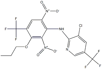 3-Chloro-5-trifluoromethyl-N-(3-propyloxy-4-trifluoromethyl-2,6-dinitrophenyl)pyridin-2-amine