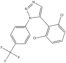 1-(4-(Trifluoromethyl)phenyl)-5-(2,6-dichlorophenyl)-1H-1,2,3-triazole|