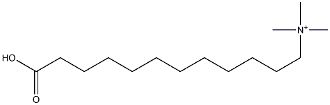 (11-Carboxyundecyl)trimethylaminium Structure