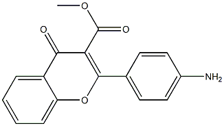 2-[4-Aminophenyl]-4-oxo-4H-1-benzopyran-3-carboxylic acid methyl ester