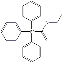 (1-Ethoxyethenyl)triphenylphosphonium Structure