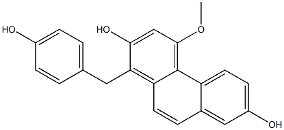 1-(4-Hydroxybenzyl)-4-methoxyphenanthrene-2,7-diol