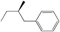 (-)-[(R)-2-Methylbutyl]benzene Structure
