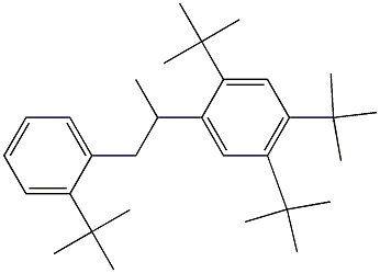 2-(2,4,5-Tri-tert-butylphenyl)-1-(2-tert-butylphenyl)propane,,结构式