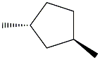 (1R,3R)-1,3-Dimethylcyclopentane Structure
