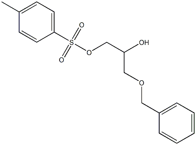 1-(ベンジルオキシ)-3-(トシルオキシ)プロパン-2-オール 化学構造式