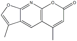 3,5-Dimethyl-7H-furo[2,3-b]pyrano[3,2-e]pyridin-7-one