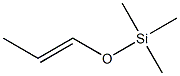 Trimethyl[[(E)-1-propenyl]oxy]silane Structure