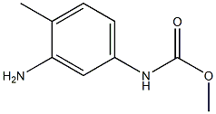 (3-Amino-4-methylphenyl)carbamic acid methyl ester,,结构式