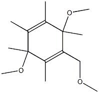 3,6-Dimethoxy-1-methoxymethyl-2,3,4,5,6-pentamethyl-1,4-cyclohexadiene