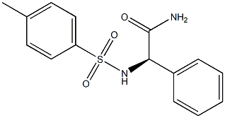 [R,(-)]-2-Phenyl-2-(p-toluenesulfonylamino)acetamide Structure