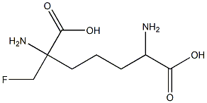 2,6-Diamino-2-fluoromethylpimelic acid Structure