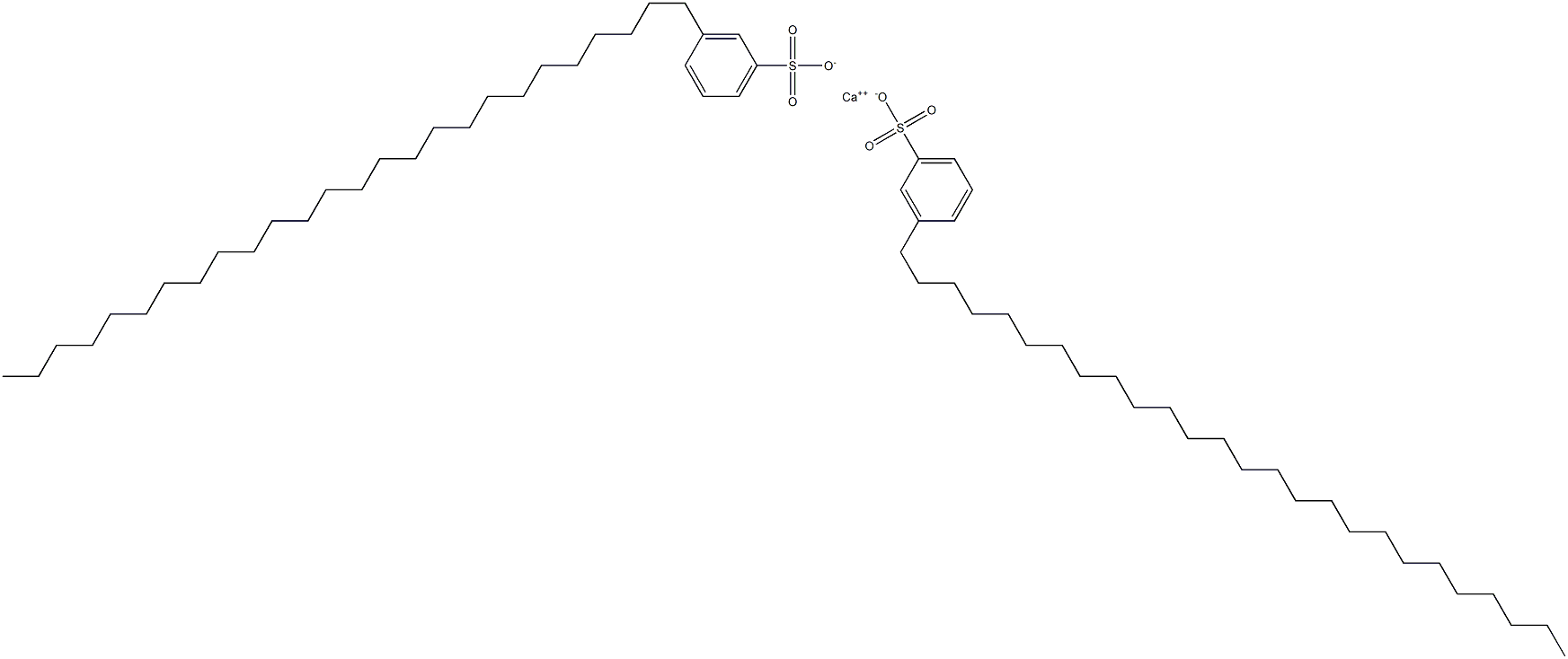 Bis(3-hexacosylbenzenesulfonic acid)calcium salt,,结构式