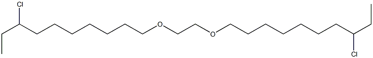 1,1'-[1,2-Ethanediylbis(oxy)]bis(8-chlorodecane) Struktur