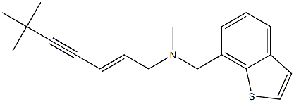 (2E)-6,6,N-Trimethyl-N-(1-benzothiophen-7-ylmethyl)-2-hepten-4-yn-1-amine