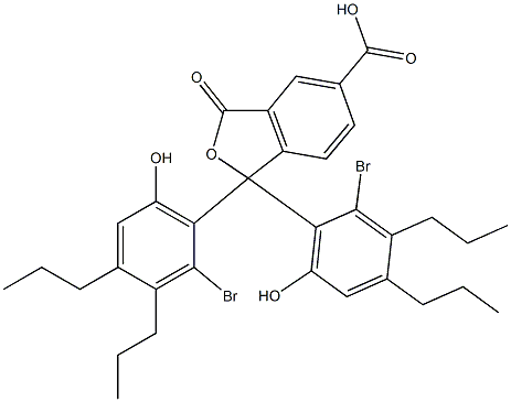 1,1-Bis(2-bromo-6-hydroxy-3,4-dipropylphenyl)-1,3-dihydro-3-oxoisobenzofuran-5-carboxylic acid