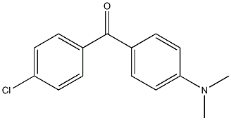 4-Chloro-4'-(dimethylamino)benzophenone,,结构式