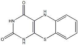 1,3,4,5-Tetrahydro-2H-pyrimido[4,5-b][1,4]benzothiazine-2,4-dione Struktur