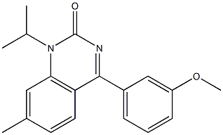 1-Isopropyl-4-(3-methoxyphenyl)-7-methylquinazolin-2(1H)-one