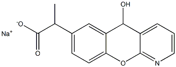 2-[5-Hydroxy-5H-[1]benzopyrano[2,3-b]pyridin-7-yl]propionic acid sodium salt|