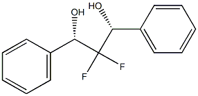 (1S,3R)-2,2-ジフルオロ-1,3-ジフェニルプロパン-1,3-ジオール 化学構造式