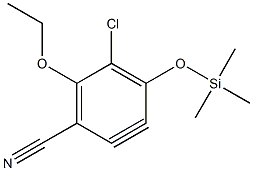 5-Chloro-4-ethoxy-6-(trimethylsilyloxy)benzyne-3-carbonitrile