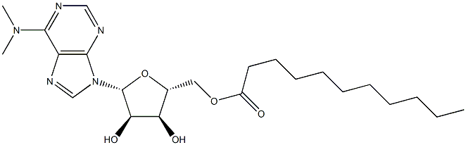 N,N-Dimethyl-5'-O-undecanoyladenosine Structure