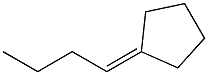 1-Butylidenecyclopentane Struktur