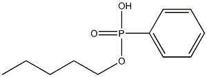 Phenylphosphonic acid hydrogen pentyl ester Structure