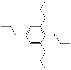 1-エトキシ-2,4,6-トリプロピルベンゼン 化学構造式