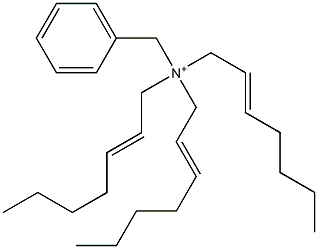 Tri(2-heptenyl)benzylaminium|