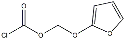 Chlorocarbonic acid (2-furyl)oxymethyl ester Structure