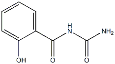 N-(2-ヒドロキシベンゾイル)尿素 化学構造式