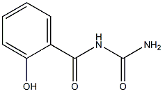 N-(2-Hydroxybenzoyl)urea Structure