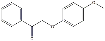 2-(4-Methoxyphenoxy)-1-phenylethanone Structure