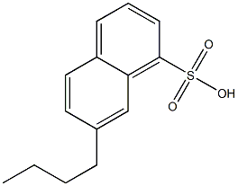 7-Butyl-1-naphthalenesulfonic acid,,结构式