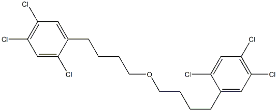 2,4,5-Trichlorophenylbutyl ether 结构式