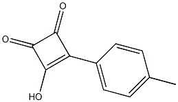 3-(4-Methylphenyl)-4-hydroxy-3-cyclobutene-1,2-dione Structure