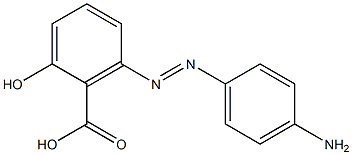 6-(4-Aminophenylazo)-2-hydroxybenzoic acid Structure