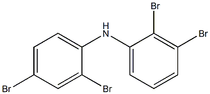 2,3-Dibromophenyl 2,4-dibromophenylamine Structure