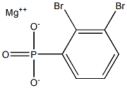 2,3-Dibromophenylphosphonic acid magnesium salt Structure