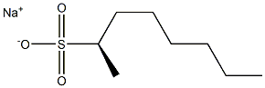 [R,(+)]-2-Octanesulfonic acid sodium salt Struktur