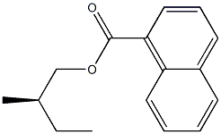 (-)-1-Naphthoic acid [(R)-2-methylbutyl] ester Structure