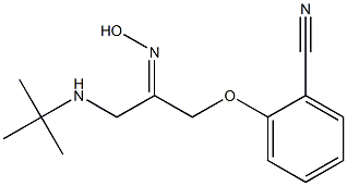 1-(2-Cyanophenoxy)-3-tert-butylaminoacetone (E)-oxime