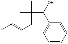 2,2,5-Trimethyl-1-phenyl-4-hexen-1-ol Structure