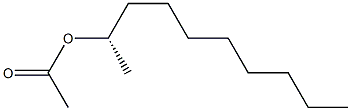 (+)-Acetic acid (S)-1-methylnonyl ester Structure